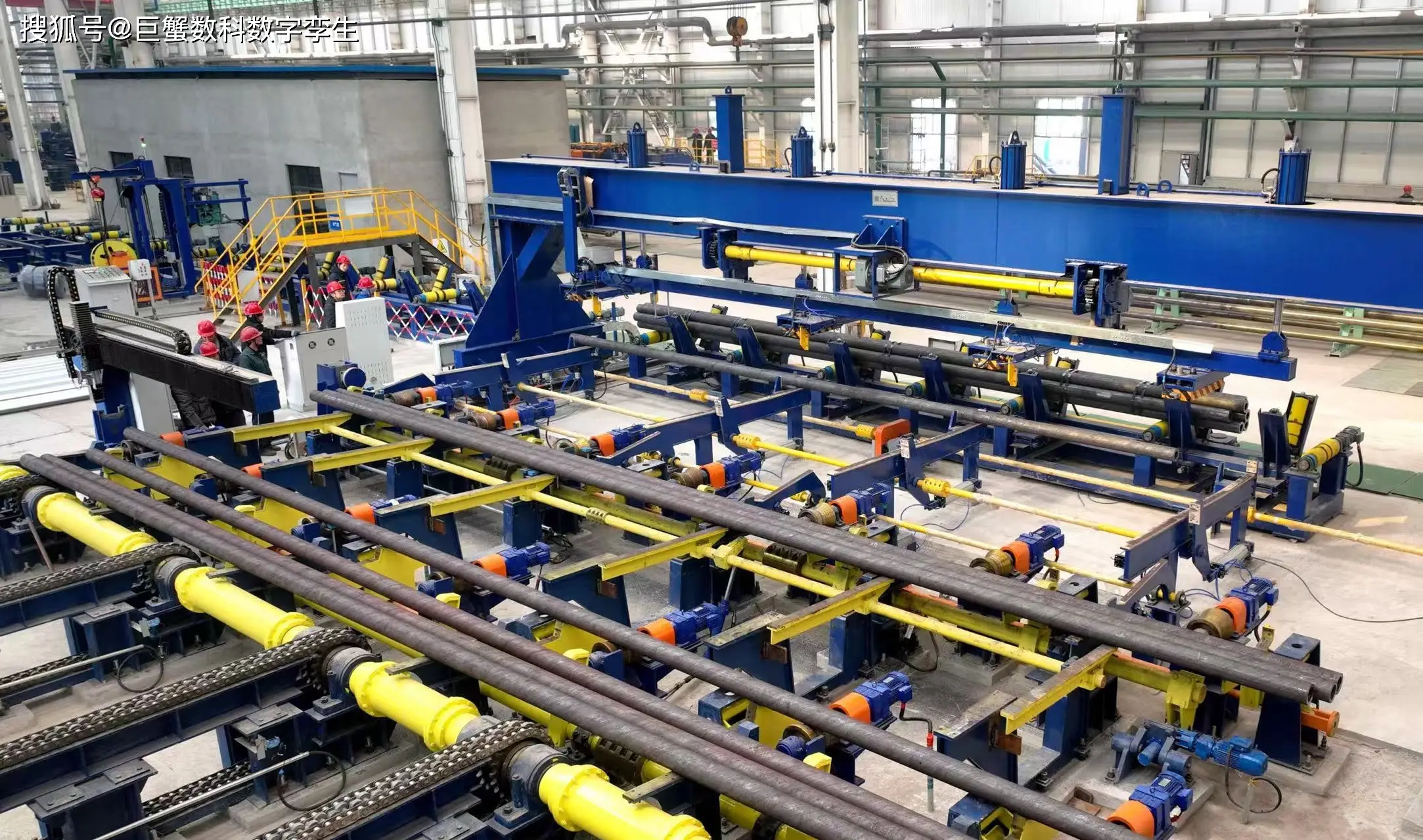 鋼管廠數字孿生三維可視化管控平臺，加速鋼管生產數字化智慧管理